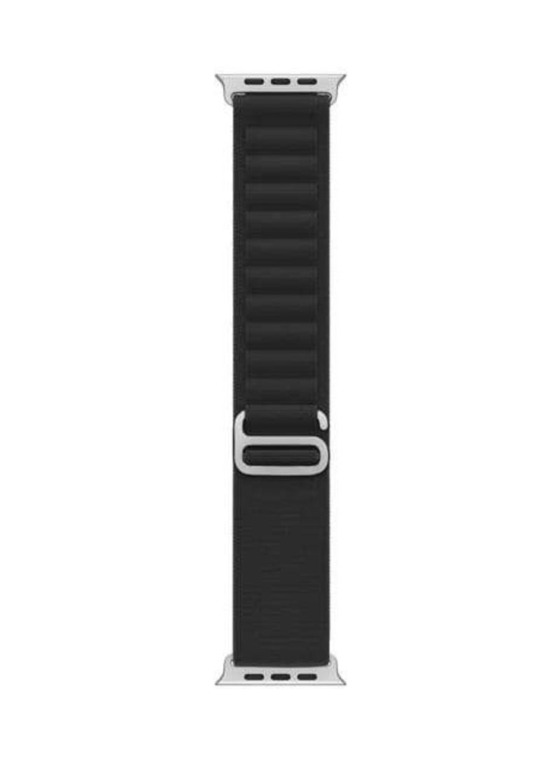 HEXABEX Replacement Alpine Loop Band Strap Compatible with 42mm(Series 10)/41mm/40mm/38mm for Apple Watch All Series Black  - Image 3