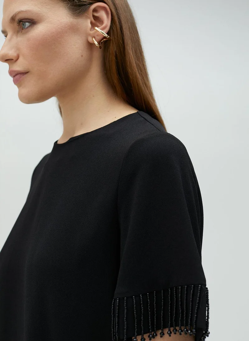 Lola Casademunt Short beaded dress