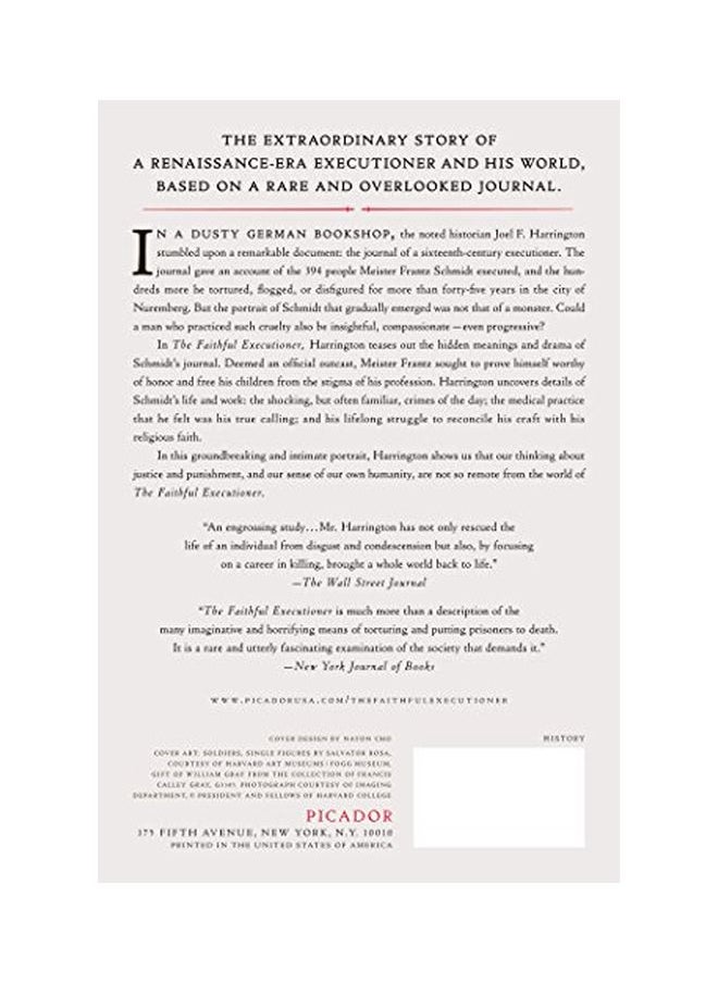 The Faithful Executioner: Life And Death, Honor And Shame In The Turbulent Sixteenth Century  - Image 2