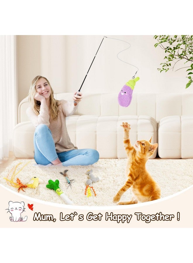 ORSDA Cat Toys Sets, 5 Pack, Catnip Crinkle Sound, Interactive Kitten Kicker for Indoor Kitty Exercise Toys, Soft and Durable Bird for All Breeds - Image 3