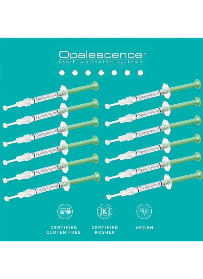 Opalescence - 35% Gel Syringes Teeth Whitening - Refill Kit (6 Pack / 12 Syringes), Made by Ultradent, Carbamide Peroxide in Mint Flavor. Tooth Whitening 5197-12 - Image 1