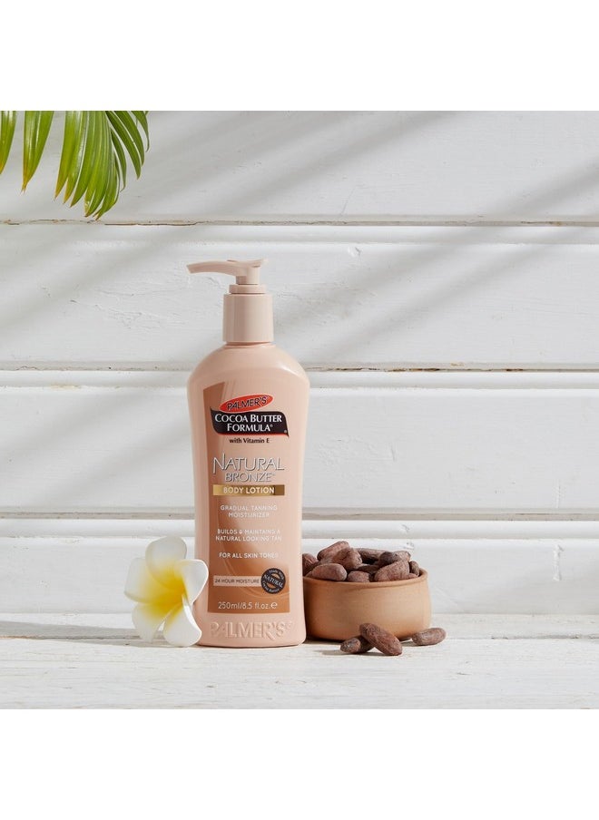 PALMER'S - Palmer's Cocoa Butter Natural Bronze Body Lotion for Unisex, 8.5 Ounce - Image 1