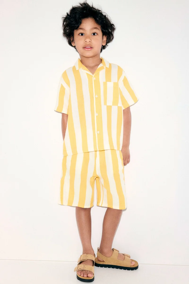 H&M Cotton muslin resort shirt