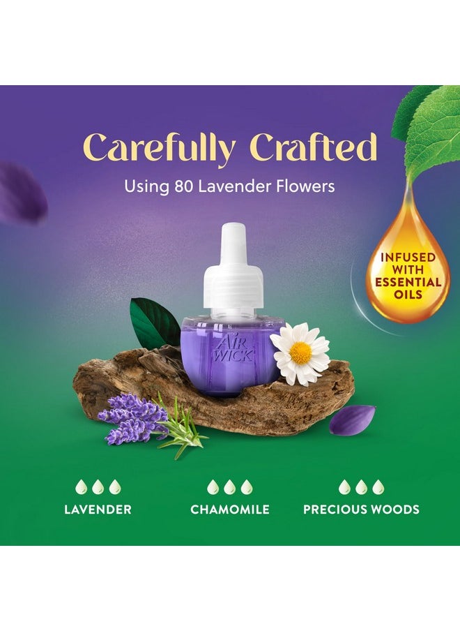 Air Wick Air Wick Plug in Scented Oil Refill, 5ct, Lavender and Chamomile, Essential Oils, Air Freshener  - Image 4