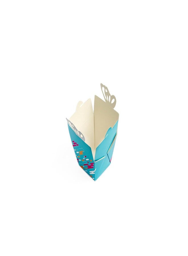 surieco Cup Cake & Muffins 1pcs Box | Home Bakery, Gift Box, Premium Materials | Eco Friendly | Blue Cupcake Carrier (1pcs_Premium) Pack of 50 - Image 2