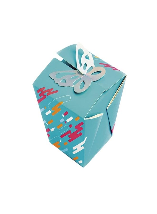 surieco Cup Cake & Muffins 1pcs Box | Home Bakery, Gift Box, Premium Materials | Eco Friendly | Blue Cupcake Carrier (1pcs_Premium) Pack of 50 - Image 1