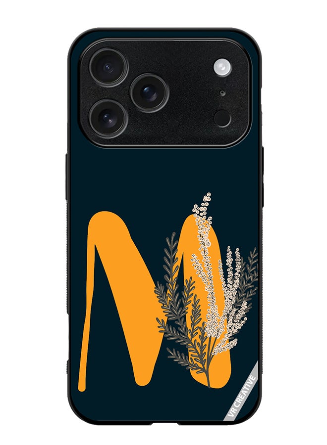 VR CREATIVE Protective Case Cover For Apple iPhone 17 Pro Max Alphabet M(113) Design Multicolour