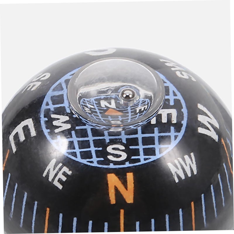 Mini Black Dashboard Compass Ball Portable Spherical Navigation Tool For Cars - Image 4