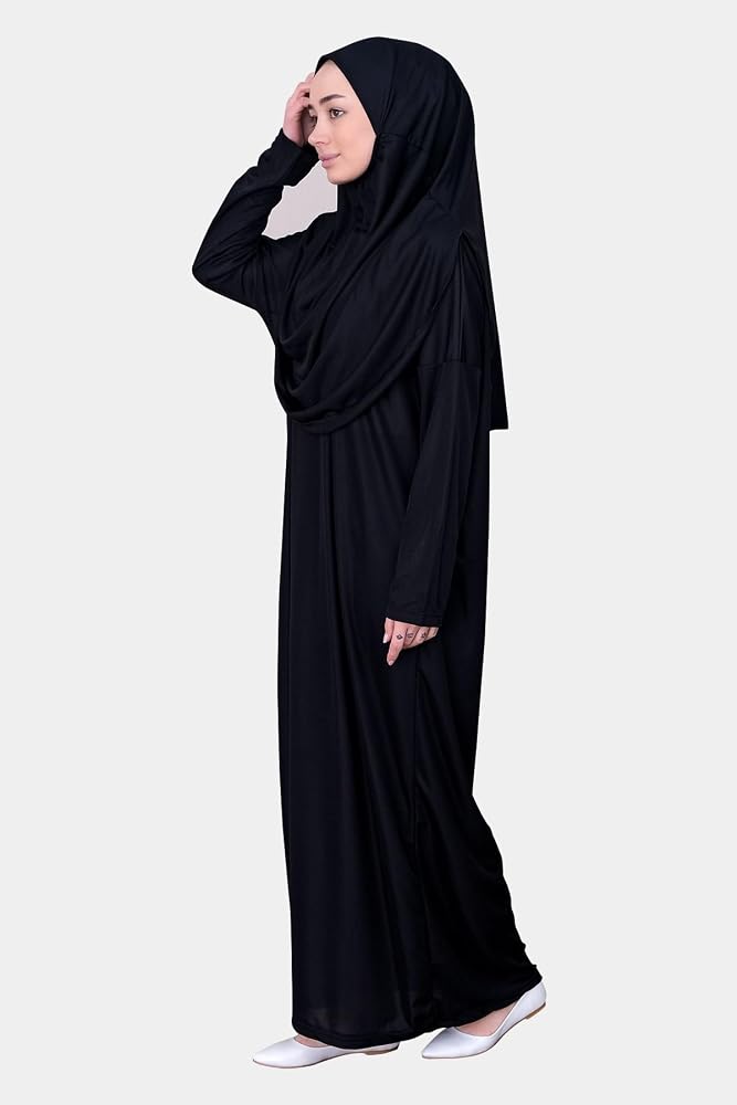 Elanesa  Prayer dress for Muslim women prayer clothes for women abaya with headscarf, standard size available - Image 2