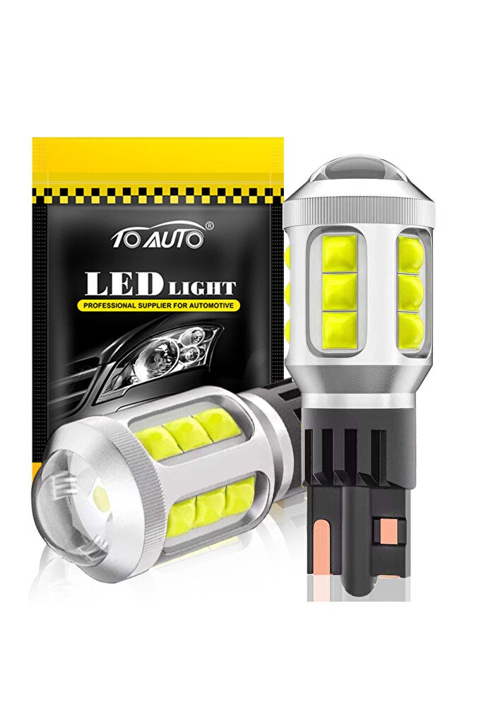 4000LM T15 LED مصباح W16W LED Canbus بدون خطأ 3030 الشرائح 912 921 لمبة سيارة خلفية ضوء عكسي ما يتقدم... - Image 1