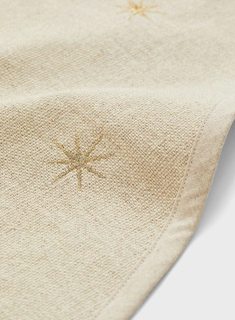 H&M Linen-Blend Christmas Tree Skirt