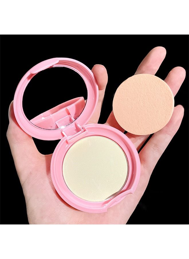 Lameila بودرة مضغوطة للتحكم في الزيت تدوم طويلاً، بودرة إعداد خالية من العيوب مقاومة للماء بلمسة نهائية مطفأة اللمعة، لم يتم الإساءة إلى الحيوانات في تصنيعها، خفيفة الوزن تقلل المسام والخطوط الدقيقة، مستحضرات تجميل للوجه بمظهر طبيعي لجميع أنواع البشرة. - Image 4