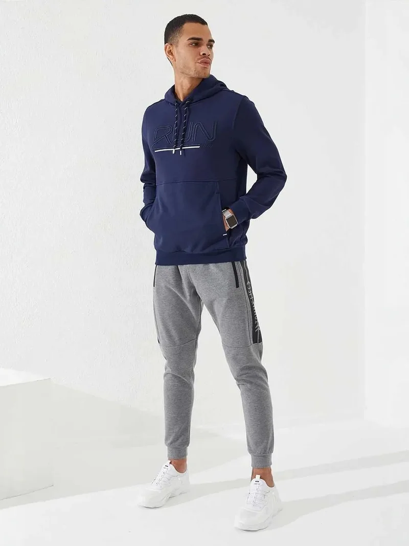 تومي لايف TOMMY Men's Logo Printed Hooded Sweatshirt
