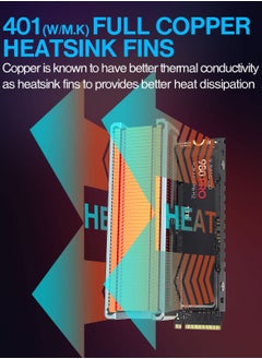 Generic Q150 M.2 2280 SSD heatsink, Double-Sided Heat Sink, Fins with Aluminum Frame Passive Heat Sinks for M.2 SSD PC and Computer,Desktop High Performance SSD Cooler  - Image 4