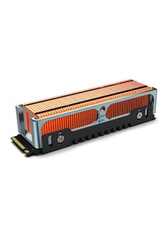 Generic Q150 M.2 2280 SSD heatsink, Double-Sided Heat Sink, Fins with Aluminum Frame Passive Heat Sinks for M.2 SSD PC and Computer,Desktop High Performance SSD Cooler  - Image 1