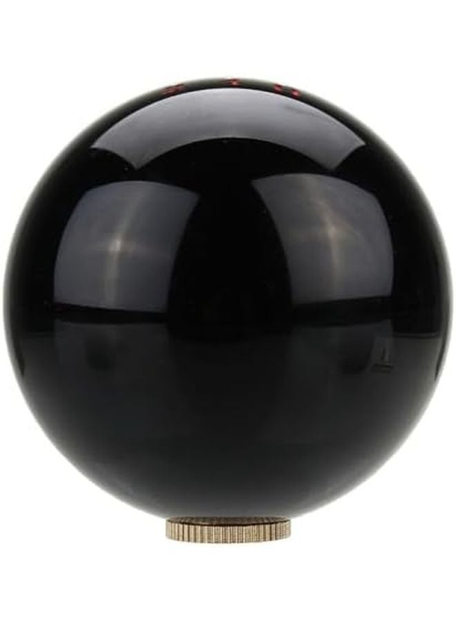 Black Manual Transmission Shift Knob 5 Speed Round Ball Gear Shifter with Thread Adapters - Image 5