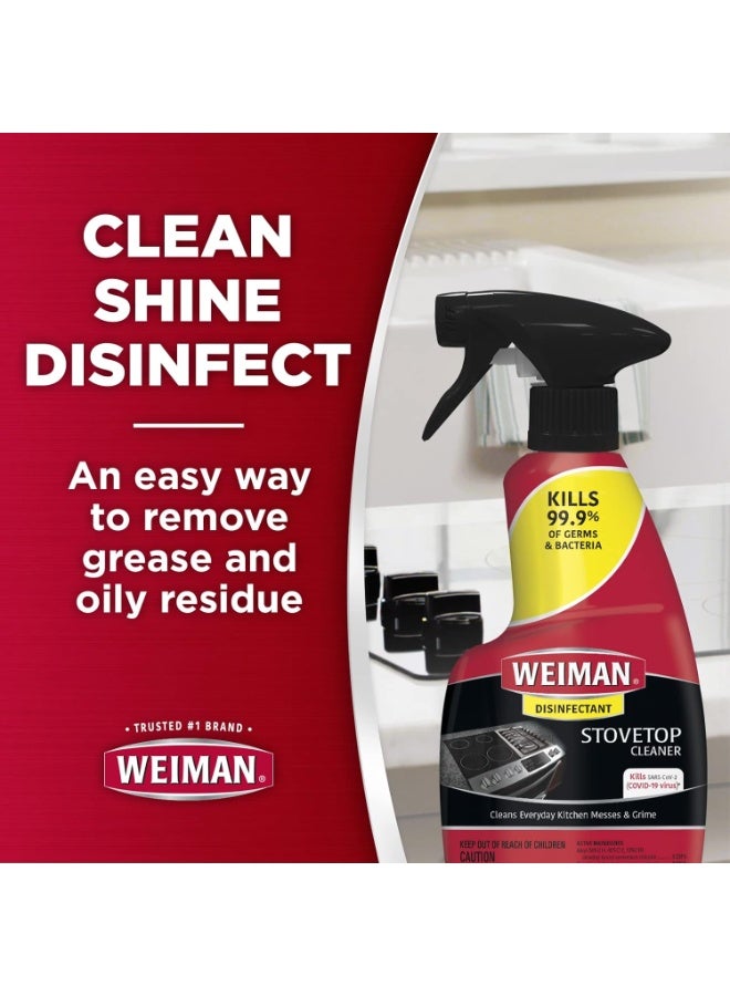 Weiman Ceramic & Glass stove top Cleaner & Polish - 22 Fluid Oz - Daily Cleaner - Shines & Protects Glass & Ceramic Smooth Top Ranges - Gentle Formula - Image 4