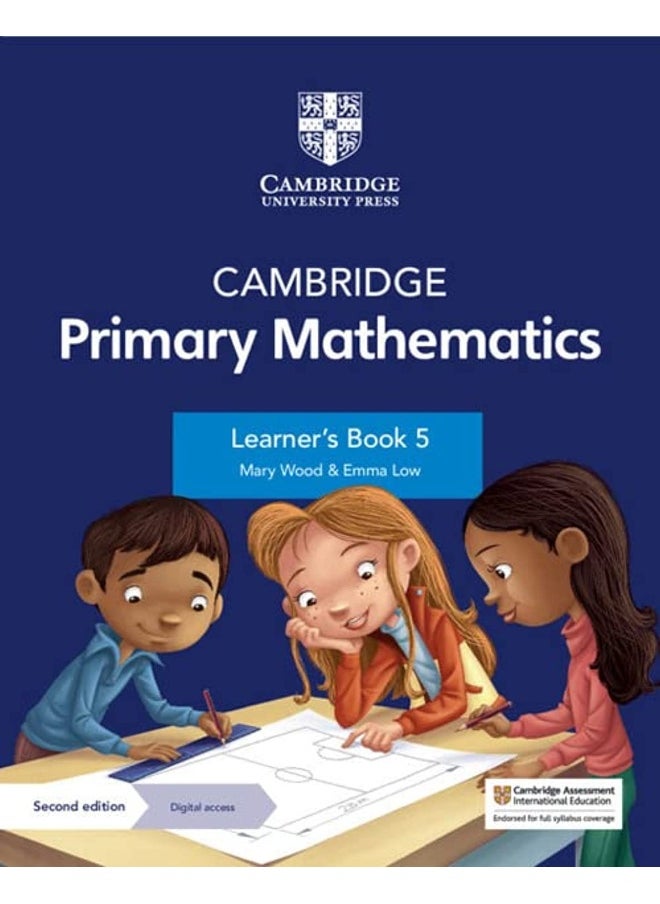 Cambridge University Press Primary Mathematics Learner's Book 5 with Digital Access (1 Year)  - Image 1