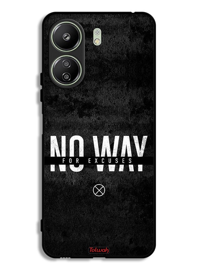 Tolwak Xiaomi Redmi 13C Protective Case Cover No Way For Excuses - Image 1