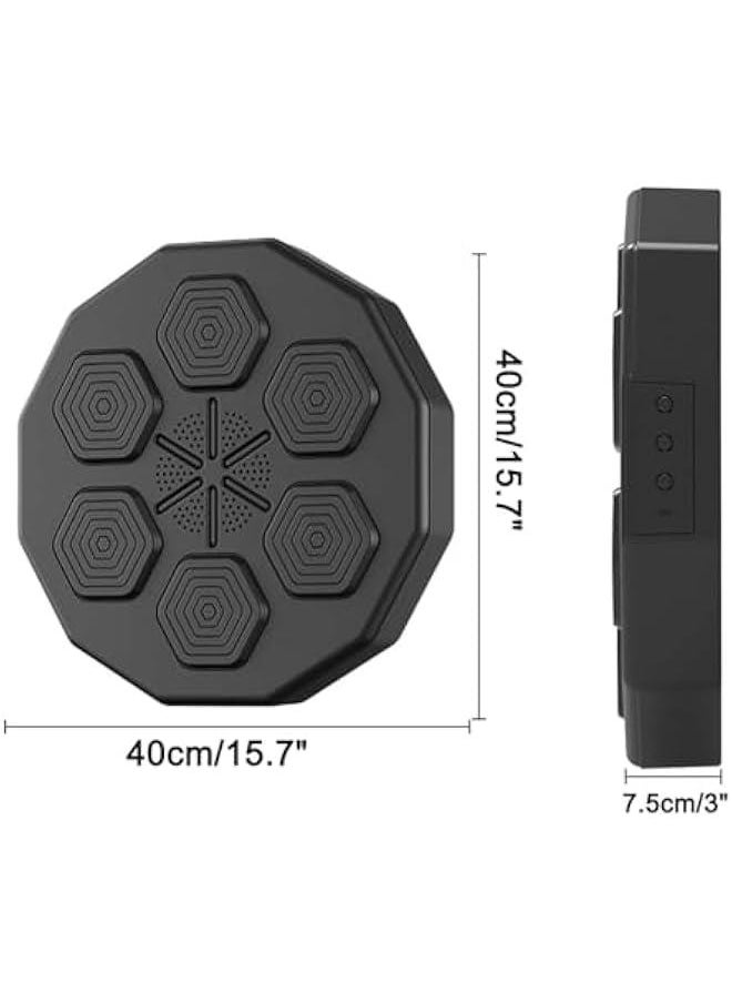 HOOKOR Boxing Machine Wall Mounted, Smart Music Boxing Equipment Punching Pads With LED Light, Electronic Boxing Target With Bluetooth Music  - Image 2