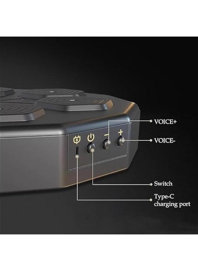 HOOKOR Boxing Machine Wall Mounted, Smart Music Boxing Equipment Punching Pads With LED Light, Electronic Boxing Target With Bluetooth Music  - Image 5