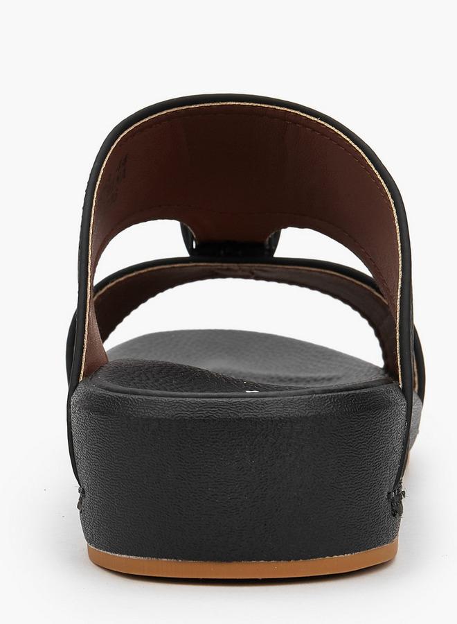 Al Waha Men Buckle Detail Arabic Sandals - Image 5
