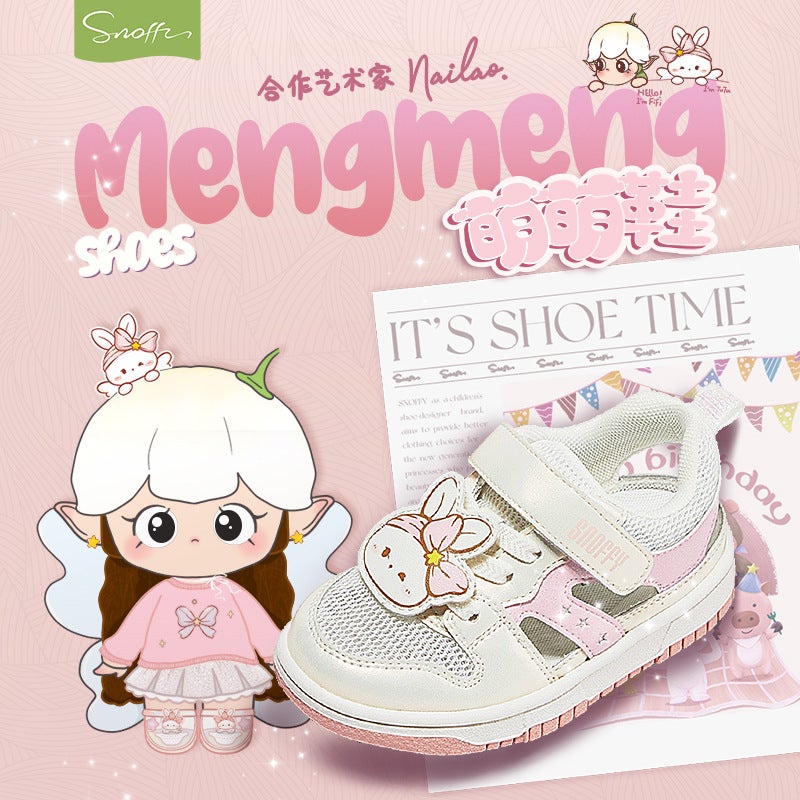 Snafi Girls Sandals 2025 Children'S Cute Shoes Cartoon Rabbit Toddler Outdoor Breathable Sneaker - Image 3