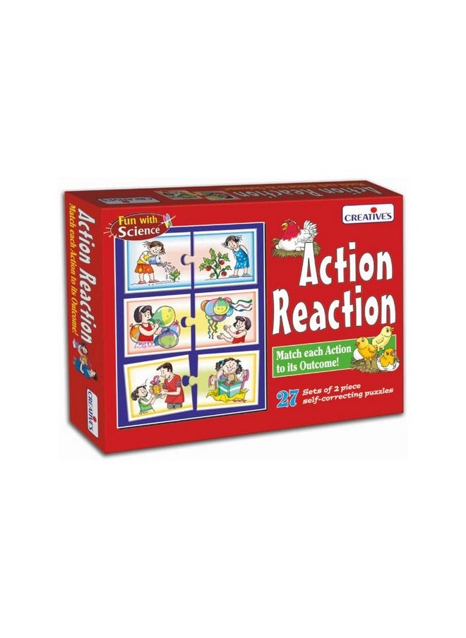 Creative's Creative's Action & Reaction & Part to Whole Special Education Combo Pack Sets of 2 Box | Match-up Cards | Educational Game | Gift Pack | Learning with Fun for Kids 4 & Up  - Image 2