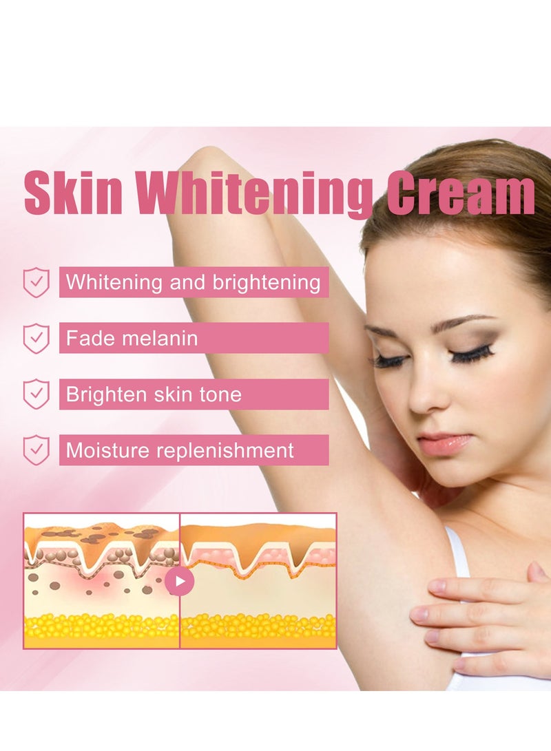 Underarm Whitening  Cream，Dark Spot  Cream，Snow Bleach Skin Whitening ，Body Dark Spot Remover，Private Part  Whitening，Intimate Area Whitening，Correcting Dark Spots，Face and Body Skin Bleaching 100g  ﻿