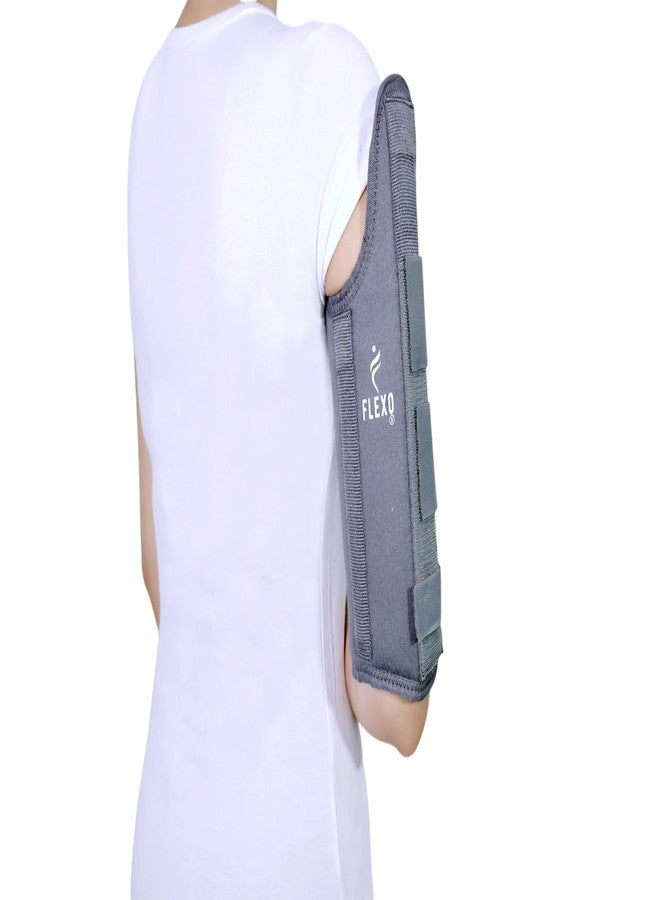 Flexo Humeral Brace | Rigid Lightweight Orthopedic Support for Mid-Shaft Humeral Fractures | Adjustable Contoured Arm Immobilizer with Compression Straps for Recovery - Image 1