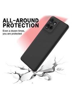 JAJEEK Motorola Moto G15 4G 2025 Black Premium Soft Liquid Silicone Case Cover – Ultra-Protective, Shock Absorbent, Anti-Scratch, Sleek Design with Easy Grip, Full Access to Ports & Buttons, Durable, Lightweight, Slim Fit for Moto G15 4G  - Image 4