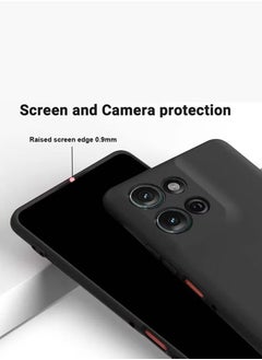 JAJEEK Motorola Moto G15 4G 2025 Black Premium Soft Liquid Silicone Case Cover – Ultra-Protective, Shock Absorbent, Anti-Scratch, Sleek Design with Easy Grip, Full Access to Ports & Buttons, Durable, Lightweight, Slim Fit for Moto G15 4G  - Image 2