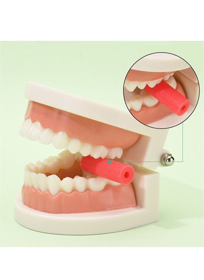 Beauenty 18 Pcs Chewies Orthodontic Handheld Bite Adhesive, Braces Face Correction Bite Adhesive, Food Grade Silicone, Correcting Facial Aesthetics  - Image 3