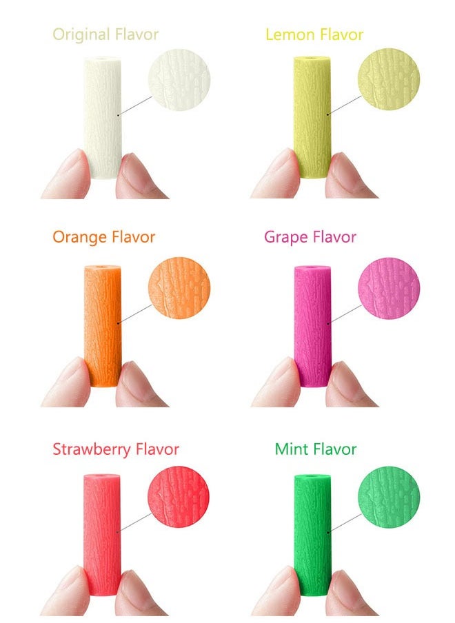 Beauenty 18 Pcs Chewies Orthodontic Handheld Bite Adhesive, Braces Face Correction Bite Adhesive, Food Grade Silicone, Correcting Facial Aesthetics  - Image 4