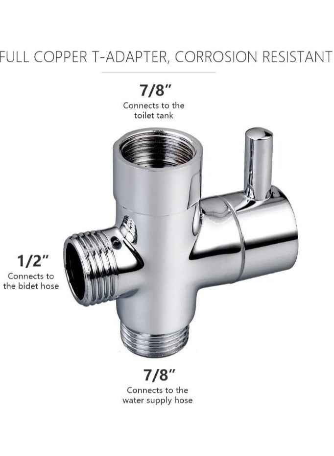 NOVA TECH 304 Stainless Steel Handheld Bidet Toilet Sprayer Set – Bathroom Hygiene & Diaper Cleaning Kit - Image 3