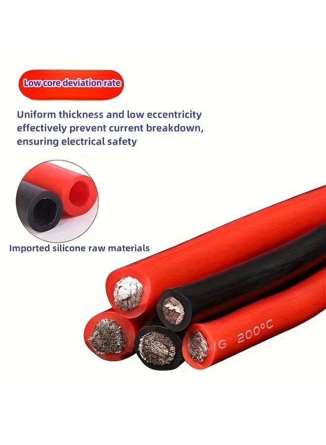 14AWG 3M كابل بدء تشغيل السيارة الثقيل مع عداد الفولتميتر الرقمي لجميع المركبات - Image 3