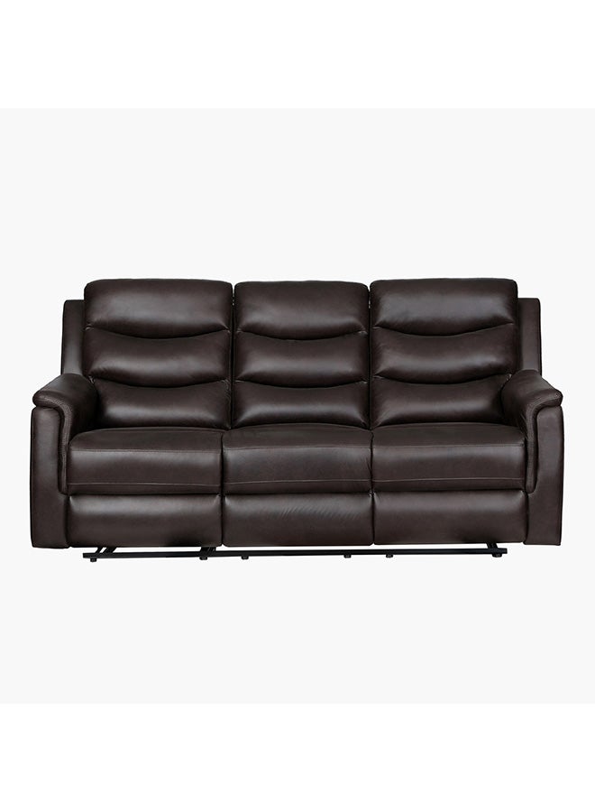 Home Box أريكة استرخاء من الجلد الصناعي 3 مقاعد من فاتيكان مع طاولة منسدلة 101 × 95 × 198 سم  - Image 2