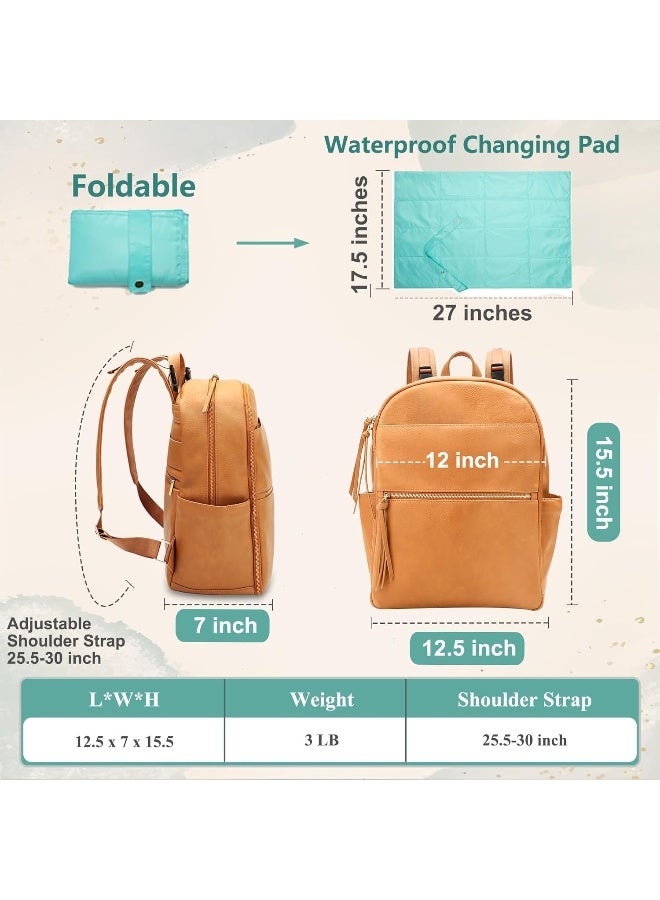 MOMINSIDE Diaper Bag Backpack with 6 Insulated Pockets - Image 4