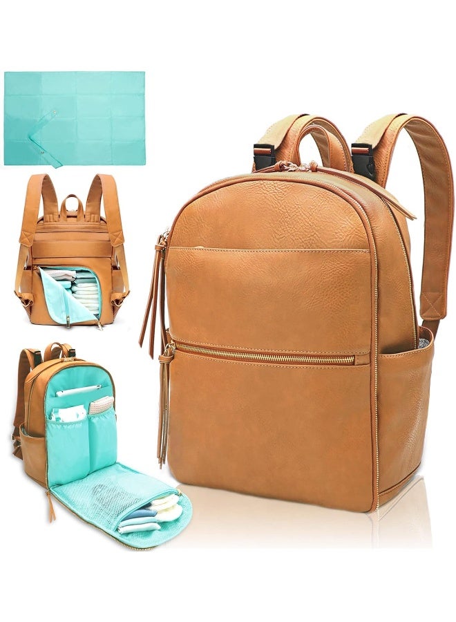 MOMINSIDE Diaper Bag Backpack with 6 Insulated Pockets - Image 1