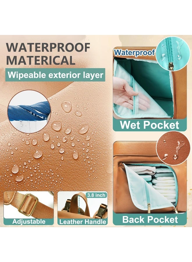 MOMINSIDE Diaper Bag Backpack with 6 Insulated Pockets - Image 3