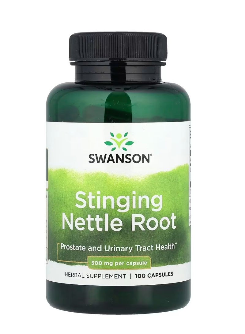 SWANSON Stinging Nettle Root 500 mg 100 Capsules - Image 1
