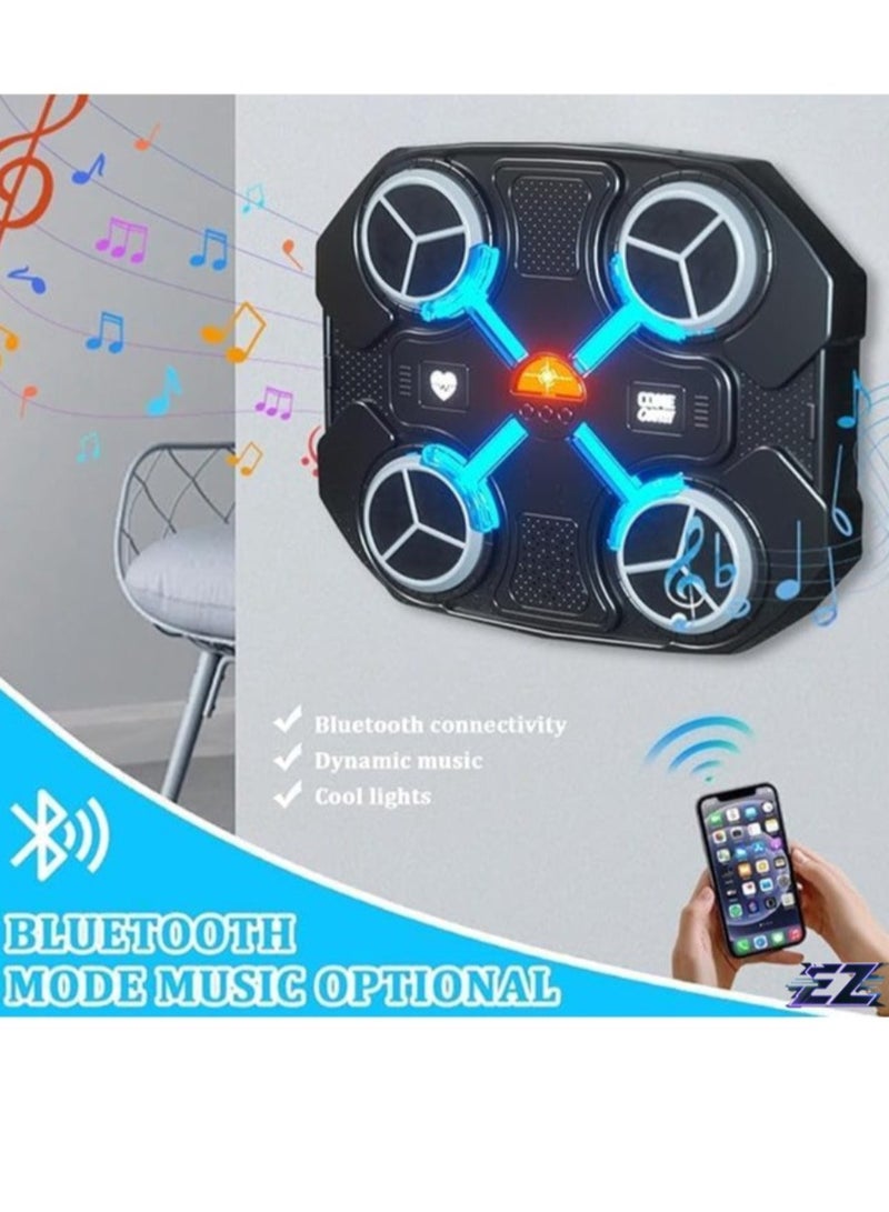 ELTRAZONE آلة الملاكمة الموسيقية بلوتوث للأطفال – حقيبة ملاكمة تفاعلية مع صوت وموسيقى - Image 2