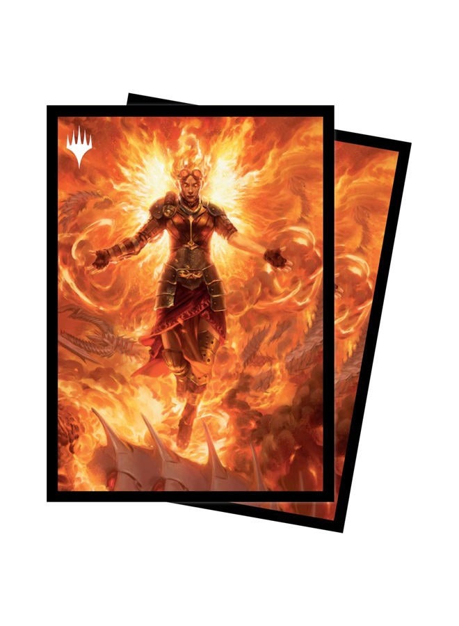 Ultra Pro Ultra PRO - March of The Machine 100ct Deck Protector Sleeves ft. Chandra, Hope's Beacon for Magic: The Gathering, Protect & Store Collectible Trading Cards & Gaming Cards, Prevent Card Damage  - Image 2