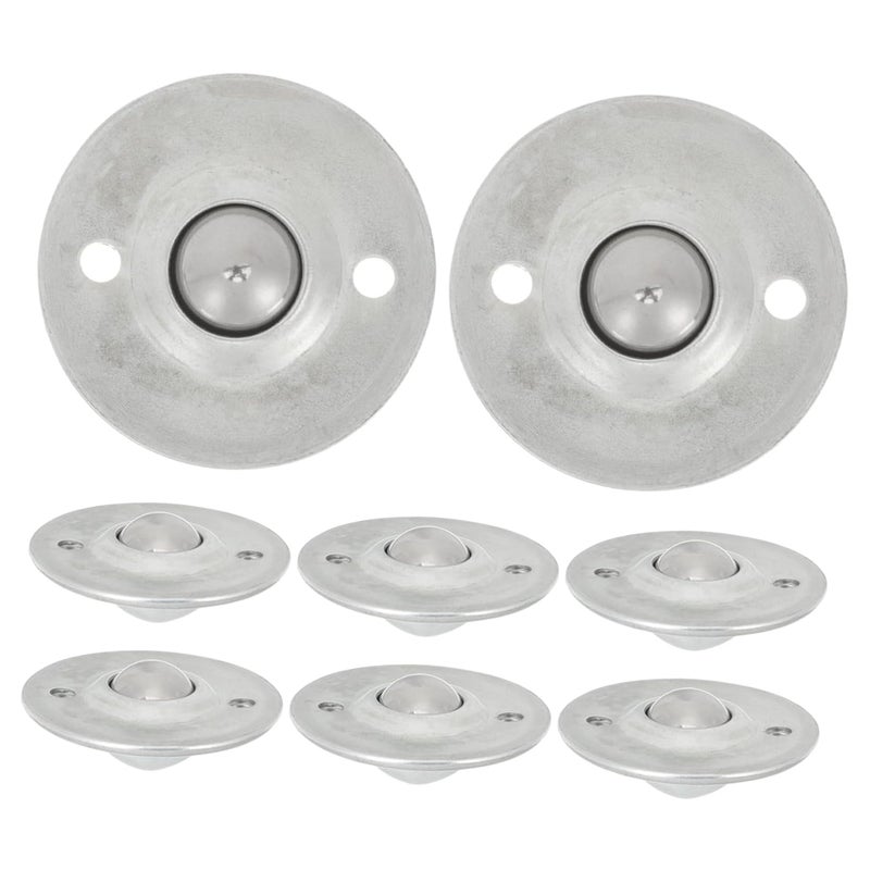 8 Pcs Heavy Duty Steel Bearing Casters 2 Inch Shockproof Rollers For Furniture Machinery - Image 2