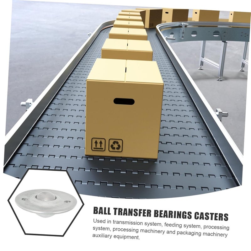 8 Pcs Heavy Duty Steel Bearing Casters 2 Inch Shockproof Rollers For Furniture Machinery - Image 5