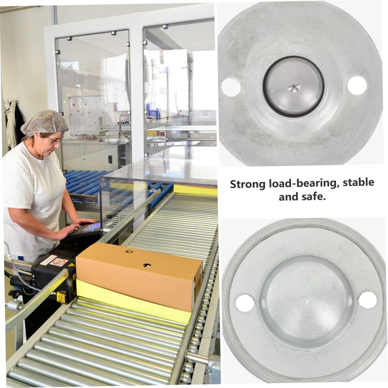 8 Pcs Heavy Duty Steel Bearing Casters 2 Inch Shockproof Rollers For Furniture Machinery - Image 4