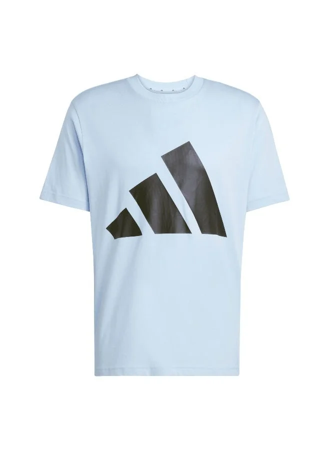 Adidas adidas essentials big logo single men graphic t-shirt