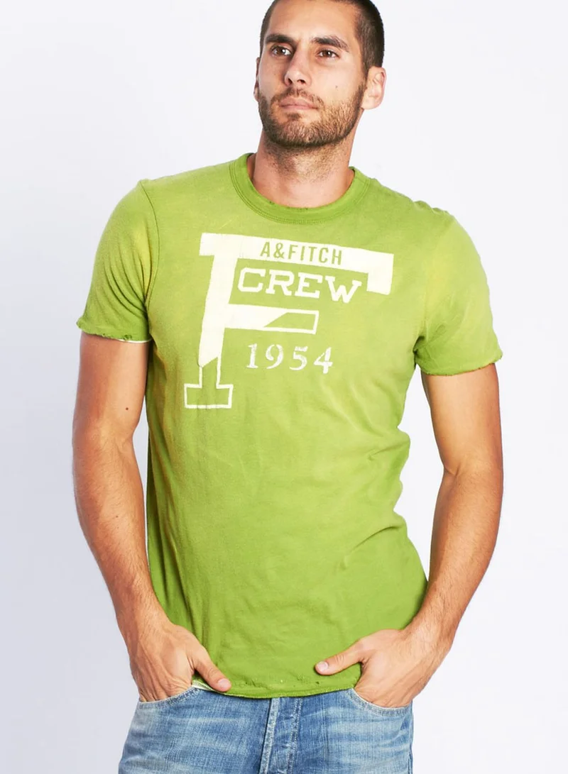 Abercrombie & Fitch Graphic Crew Neck Tshirt