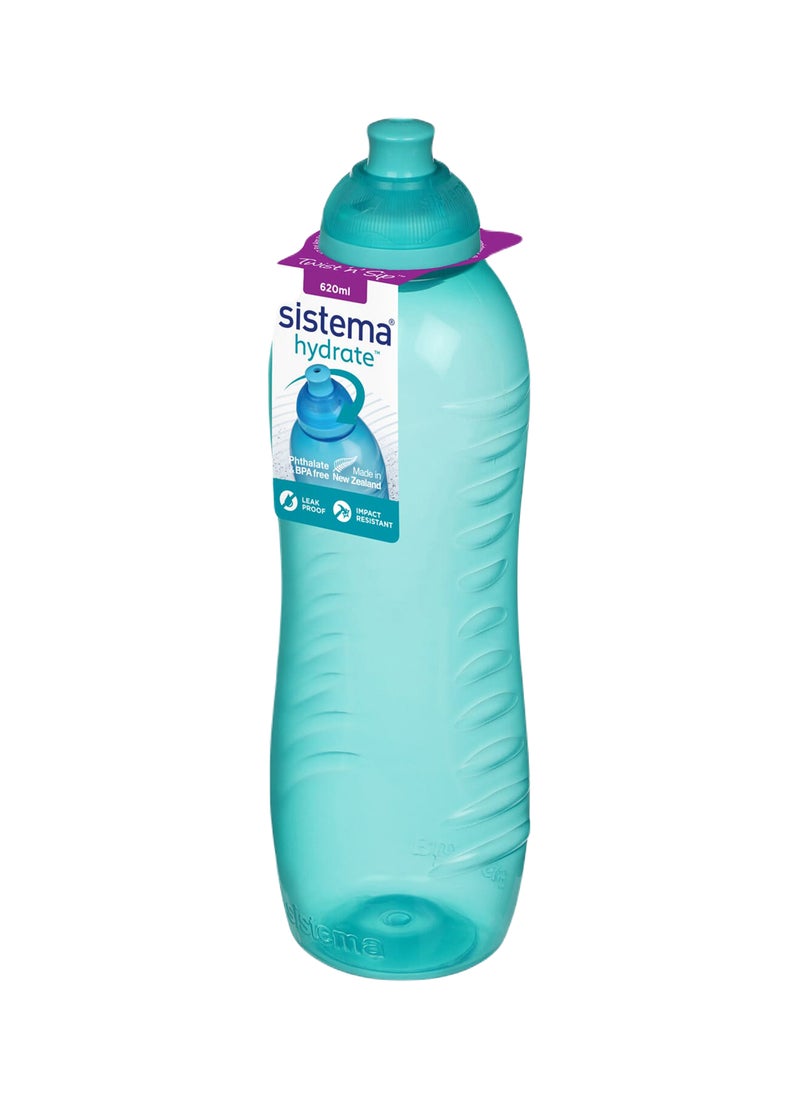 sistema زجاجة ضغط سيستما 620 مل (أخضر): زجاجة رياضية ولياقة بدنية - مانعة للتسرب وخالية من BPA - آمنة وقابلة لإعادة الاستخدام، مصنوعة في نيوزيلندا - Image 1