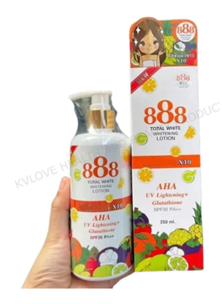 888 TOTAL WHITE - Whitening Lotion250ml - Image 1